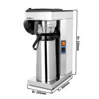 Kaffeefiltermaschine - 2,2 Liter - mit Thermokinetik