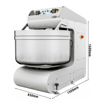 Bäckerei-Spiralteigknetmaschine 130 kg | Knetmaschine | Teigkneter | Spiralkneter
