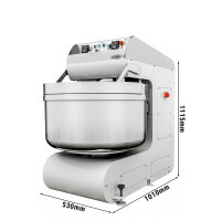 Bäckerei-Spiralteigknetmaschine 40 kg | Knetmaschine...