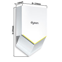 (2 Stück) Dyson Händetrockner - Weiß