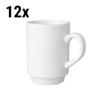 (12 Stück) BUDGETLINE - Kaffee-Automatentasse Mammoet - 19 cl - Weiß