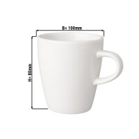 (12 Stück) BUDGETLINE - Kaffeetasse Mammoet Neo - 20 cl - Weiß
