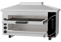 Pita Ofen/ Salamander PRO mit 4 Brennern & Wasserbad - 1,02 m | Überbackgerät | Toaster | Backgrill | Gas | Gastro