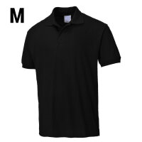 Baumwoll Poloshirt Verona - Schwarz - Größe: M