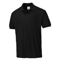 Baumwoll Poloshirt Verona - Schwarz - Größe: M