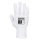 (10 Paar) PVC Noppen Handschuh - Weiß/ Blau - Größe: XL