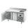 Kühltisch PREMIUM PLUS - 1468x600mm - 1 Becken & 2 Türen - mit Aufkantung