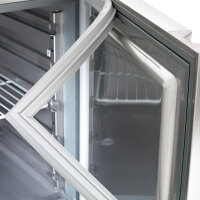 Kühltisch PREMIUM PLUS - 1468x700mm - 1 Becken, 1 Tür & 2 Schubladen - mit Aufkantung