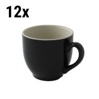 (12 Stück) COLORS - Kaffeetasse - 14 cl - Schwarz