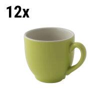 (12 Stück) COLORS - Kaffeetasse - 14 cl - Lime