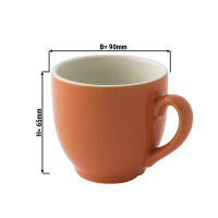 (12 Stück) COLORS - Kaffeetasse - 14 cl - Orange