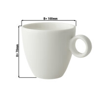 (12 Stück) BART - Kaffeetasse - 17 cl - Elfenbein
