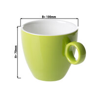 (12 Stück) BART COLOUR CAFE - Kaffeetasse - 17 cl - Lime