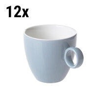 (12 Stück) BART COLOUR CAFE - Kaffeetasse - 17 cl - Hellblau