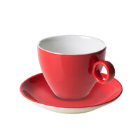 (12 Stück) BART COLOUR CAFE - Cappuccinotasse - 23 cl - Rot