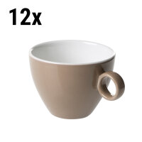 (12 Stück) BART COLOUR CAFE - Cappuccinotasse - 23 cl - Braun