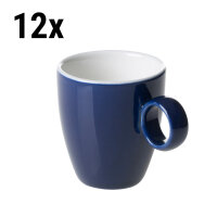 (12 Stück) BART COLOUR CAFE - Espressotasse - 6,5 cl - Blau