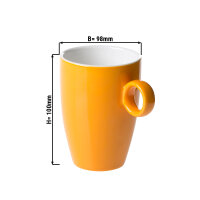 (12 Stück) BART COLOUR CAFE - Kaffeetasse - 23 cl - Orange