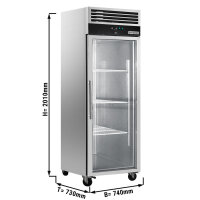Kühlschrank ECO - 600 Liter - 1 Glastür
