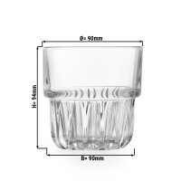 (12 Stück) EVEREST - Allzweck Trinkglas - 35,5 cl - Transparent