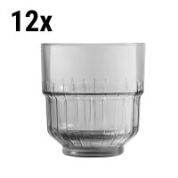 (12 Stück) LINQ - Allzweck Trinkglas - 35,5 cl - Grau