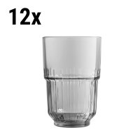 (12 Stück) LINQ - Longdrinkglas - 29,6 cl - Grau