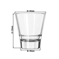 (12 Stück) ENDEAVOR - Allzweck Trinkglas - 20,7 cl - Transparent