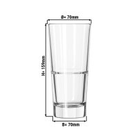 (12 Stück) ENDEAVOR - Longdrinkglas - 29,6 cl - Transparent