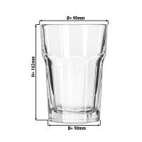 (12 Stück) GRIBALTAR - Longdrinkglas - 47,3 cl - Transparent