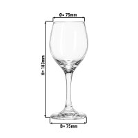 (12 Stück) PERCEPTION - Weinglas - 23,7 cl - Transparent