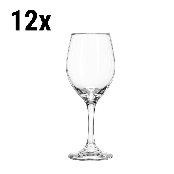 (12 Stück) PERCEPTION - Weinglas - 32,5 cl - Transparent