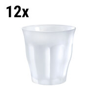 (12 Stück) PICARDIE - Duralex Allzweck Trinkglas - 25 cl - Weiß