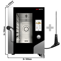 Kombidämpfer KOMPAKT - Touch - 6x GN 1/1 - mit Waschsystem & Temperaturfühler