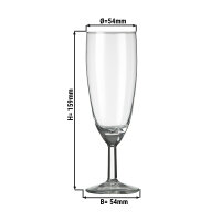 (6 Stück) Sektglas - SAO PAULO - 160 ml