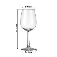 (12 Stück) BOQUET - Weinglas - 35 cl - transparent