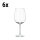(6 Stück) Weinglas - VENICE -  730 ml - Transparent