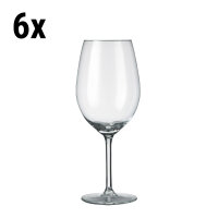 (6 Stück) Weinglas - VENICE - 530 ml - Transparent