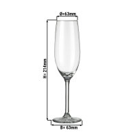 (6 Stück) ESPRIT - Sektglas - 21 cl - transparent