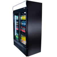 Getränkekühlschrank Schwarz - 880 Liter - mit 2...