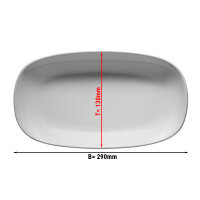 (12 Stück) ENTity - Teller oval - 29 cm