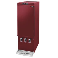 Dispenserkühlschrank - 110 Liter - Weinrot