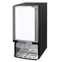Dispenserkühlschrank - 48 Liter - Schwarz