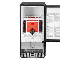 Dispenserkühlschrank - 48 Liter - Schwarz