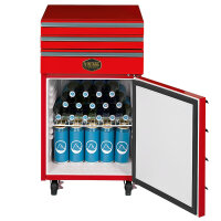 Kühlschrank „Werkstattwagen“ - 50 Liter - Rot